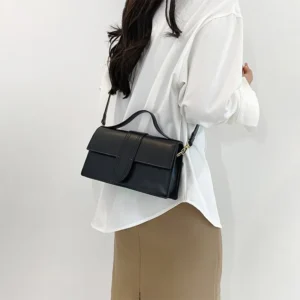 Bolsa INSPIRAÇÃO de grande marca francesa, com alça de ombro ajustável e alça de mão, tendência de luxo