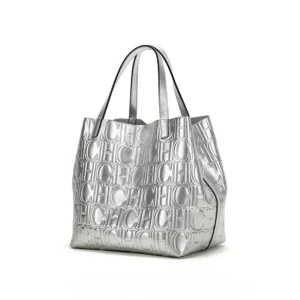 Bolsa de mão feminina INSPIRAÇÃO de uma reconhecida marca que leva o nome de famosa estilista venezuelana. Modelo 2023. Excelente para o dia-a-dia e para praia